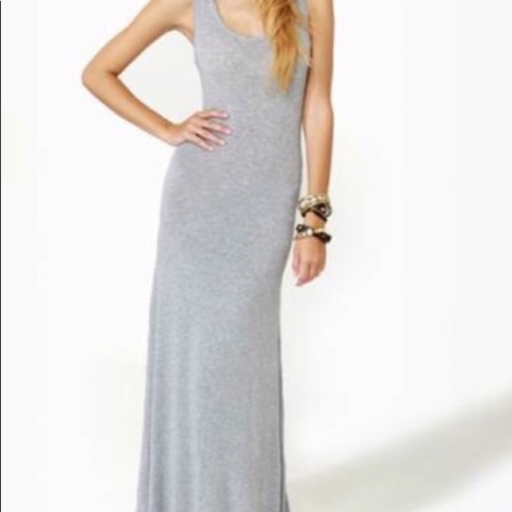 Tart Collections Grey Maxi Dress.